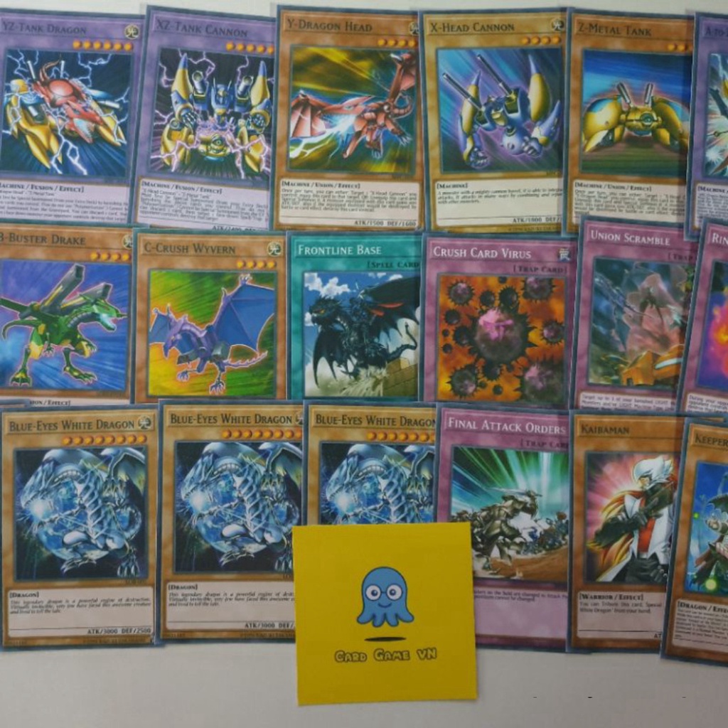 Bài YuGiOh - Bộ 54 lá bài Structure Deck của Kaiba Seto - ABC, XYZ Monster - Card Game VN
