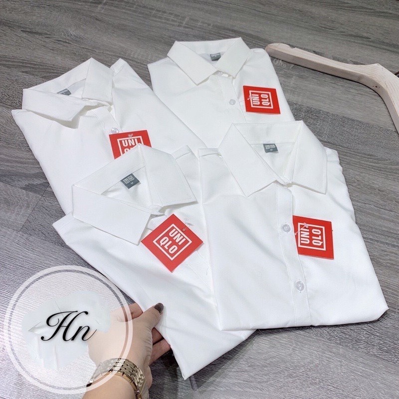 Áo Sơ Mi Tay Ngắn Cổ Đức Màu Trắng Phù Hợp Cho Học Sinh Đi Học Đi Làm Công Sở | Smide Clothing