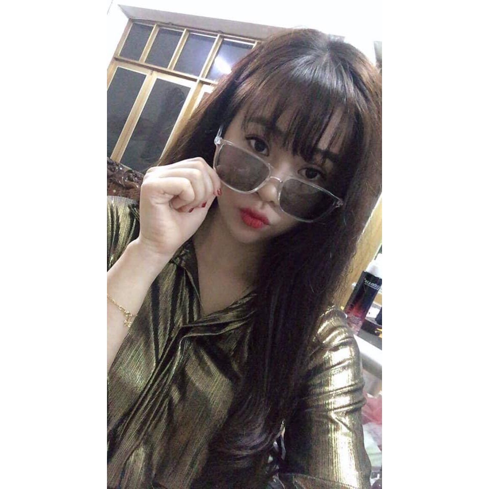 [CỰC SÔC]  KÍNH GỌNG TRONG 10 MÀU mã 31 ( tặng kèm hộp đựng kính )