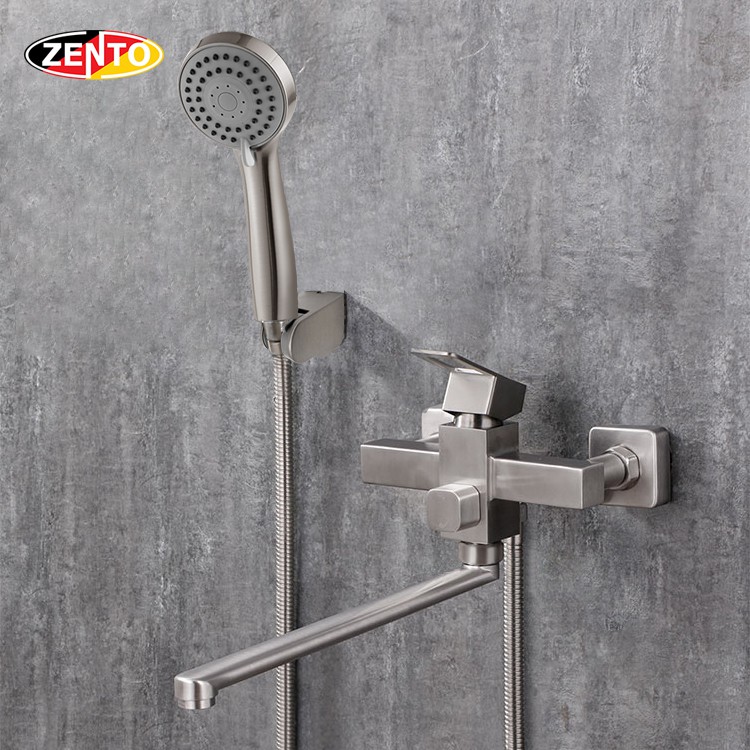Bộ sen bồn tắm nằm inox304 SUS6164