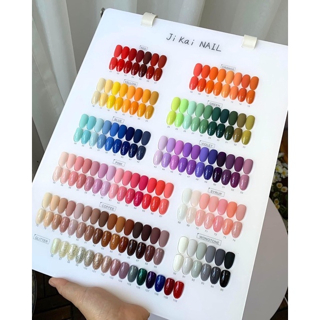 NAILBOX - Móng úp tiện lợi - Sơn trơn Gel Jikai. verygoodnail, mắt mèo, flash