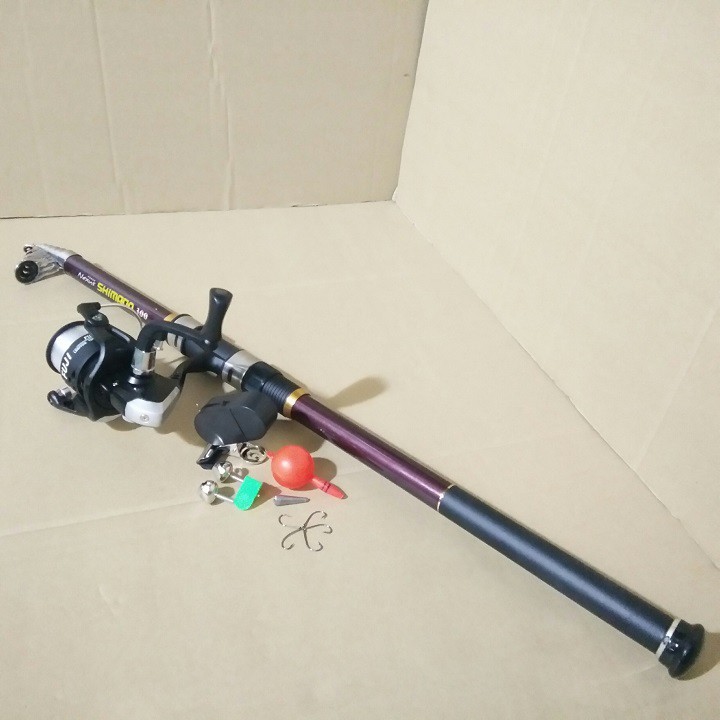 Bộ Cần Shimano 3m6 Máy 4000 - Tặng kèm Chuông Báo Cá Tự Động