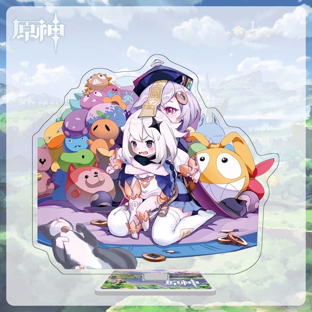 Mô Hình Đồ Chơi Nhân Vật Lumine Diluc Zhongli REBUY1 Genshin Va Chạm Bằng Acrylic