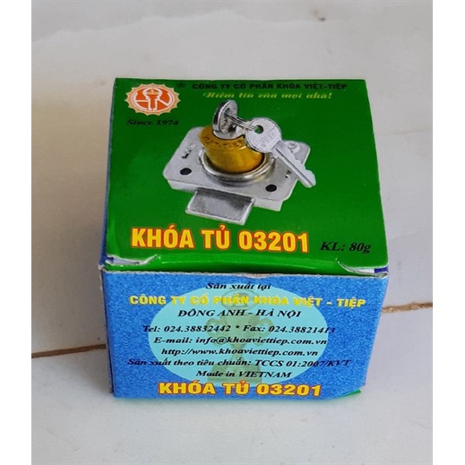 Khóa tủ Việt Tiệp 03201