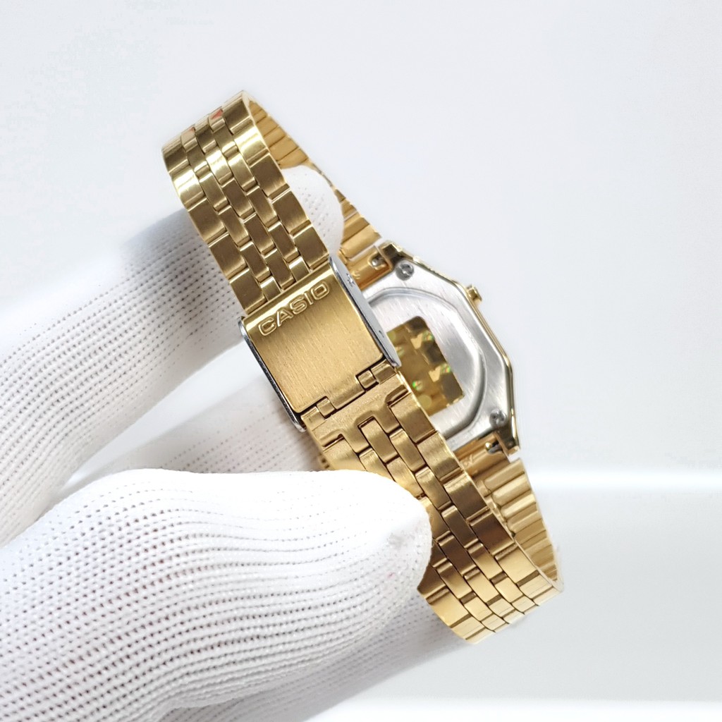 Đồng hồ nữ dây thép Casio chính hãng Anh Khuê LA680WGA-9DF (29)