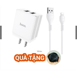 ✔chính hãng✔ bộ sạc nhanh hoco 2 cổng cho iphone/android