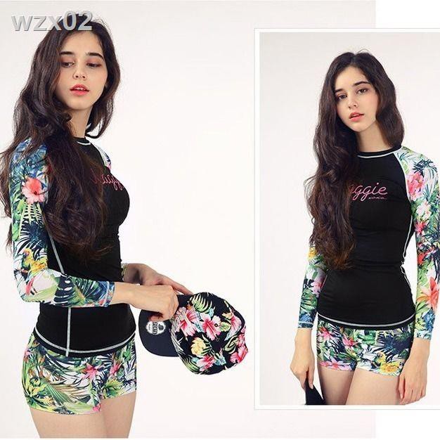 Bộ Đồ Bơi Dài Tay Chống Nắng In Họa Tiết Gợi Cảm Cho Nữ | BigBuy360 - bigbuy360.vn