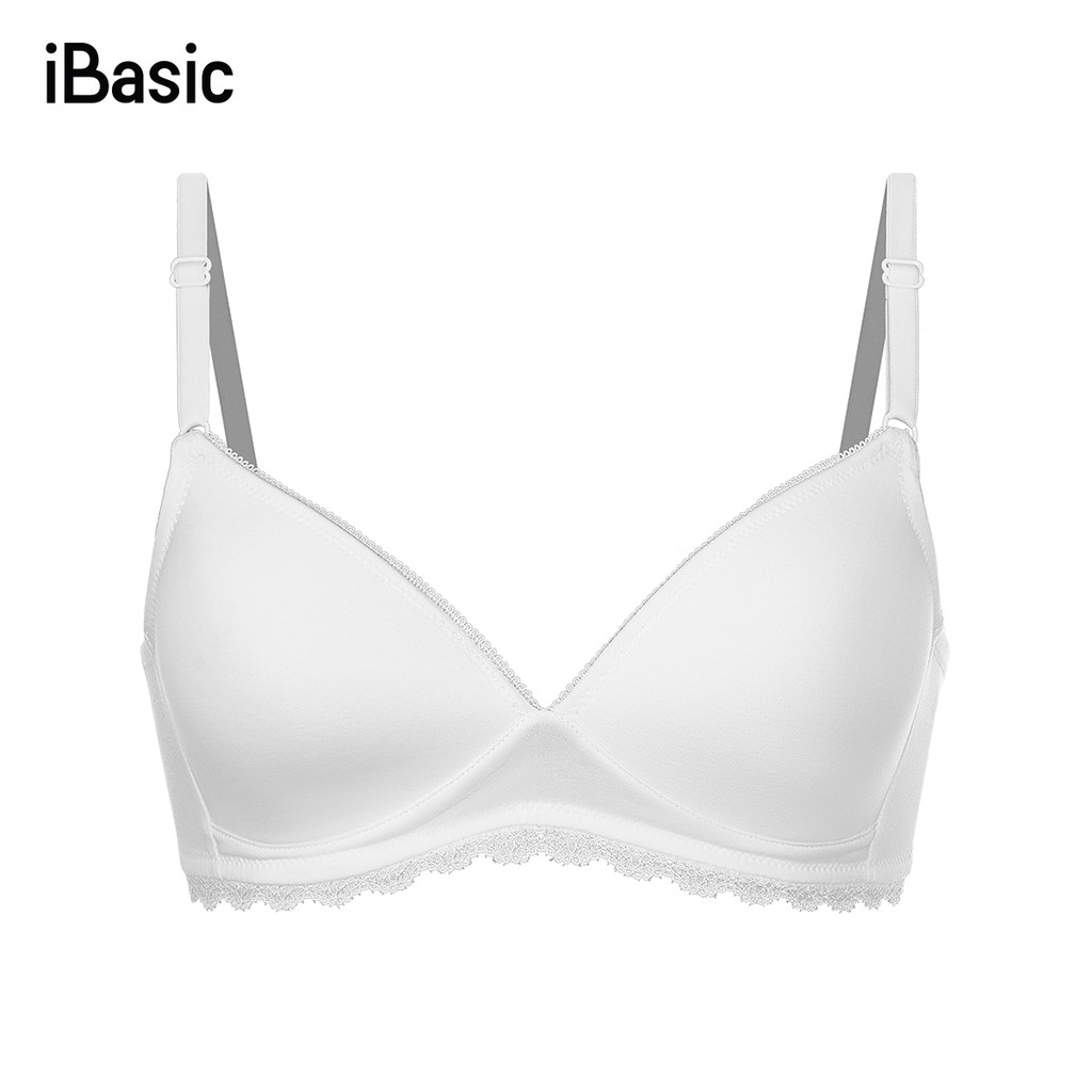 Áo ngực không gọng phối ren iBasic BRAY052