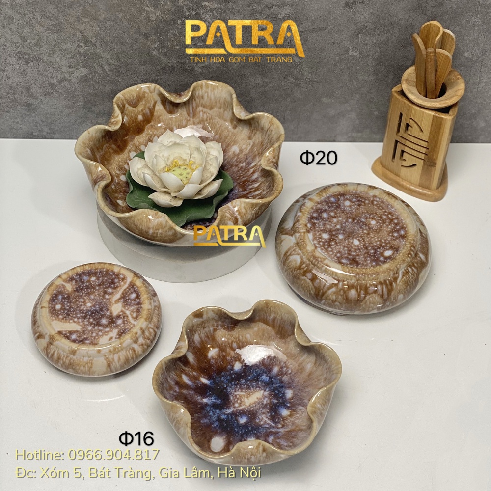 Bát Sen Thả Hoa Tắm Phật - Bát Minh Đường Tụ Thuỷ