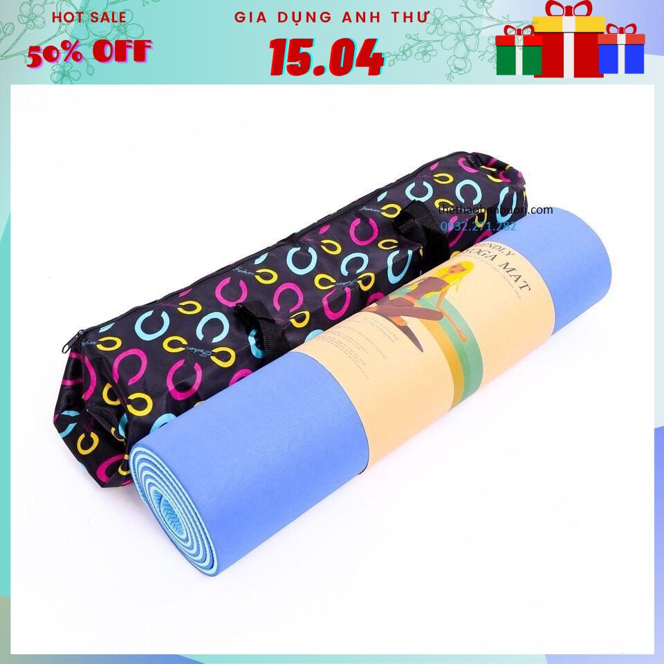 [♥️ FREESHIP ♥️] Thảm Tập Yoga Cao Cấp 2 Lớp 6mm