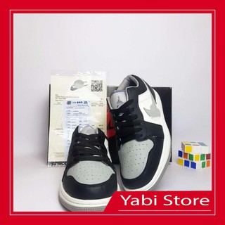 [ Quà tặng tất khử mùi ]🔥Giày thể thao sneaker🔥Air Jordan 1 Low JD SATIN GREY TOE full box