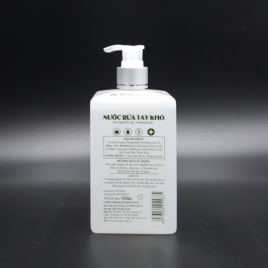 NƯỚC RỬA TAY KHÔ KHÁNG KHUẨN - BIYOKEA 500ML | BigBuy360 - bigbuy360.vn