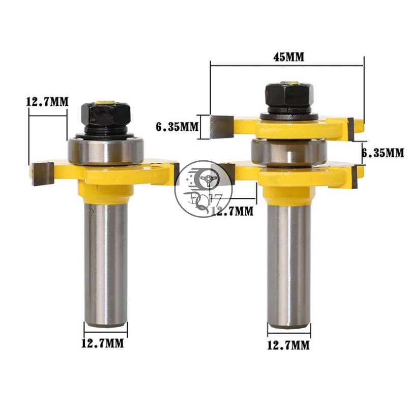 100% NHƯ HÌNH - MŨI SOI GHÉP VÁN GỖ DÀY 13-19MM