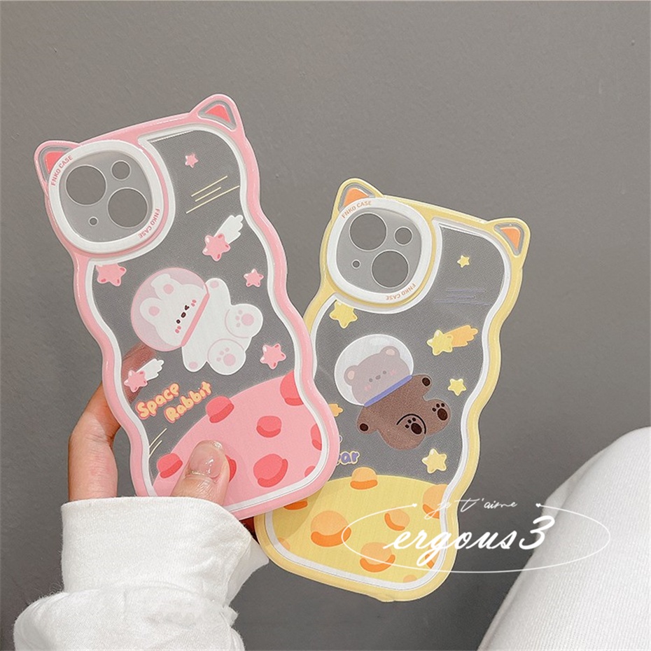 🌈Cat Ear🎁Ốp Điện Thoại Mềm Hình Tai Mèo / Phi Hành Gia / Thỏ Cho iPhone 14 13 12 11 Pro Max SE2020 X XR Xs Max 7 8 6 6s Plus | BigBuy360 - bigbuy360.vn