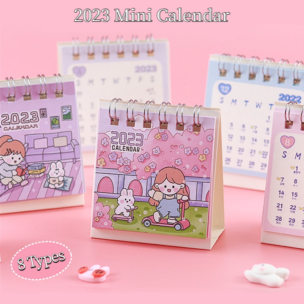 Lịch Để Bàn 2022-2023 Mini Kiểu Dáng Dễ Thương