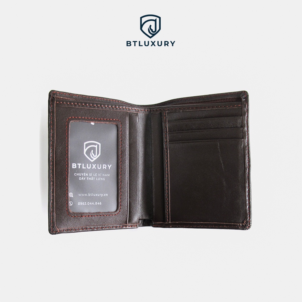 Ví nam Fantastic, da bò Nappa cao cấp, mềm mịn, độ bền cao, bảo hành 12 tháng, Thương hiệu BTLUXURY