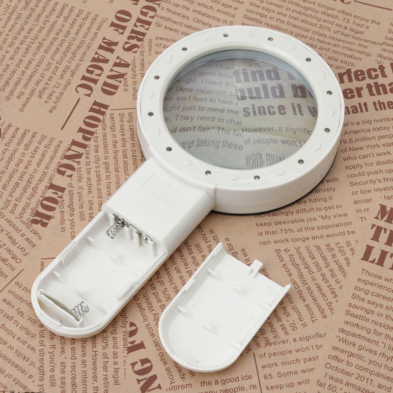 Kính Lúp Cầm Tay Aot.30X Có Đèn Led Tiện Dụng