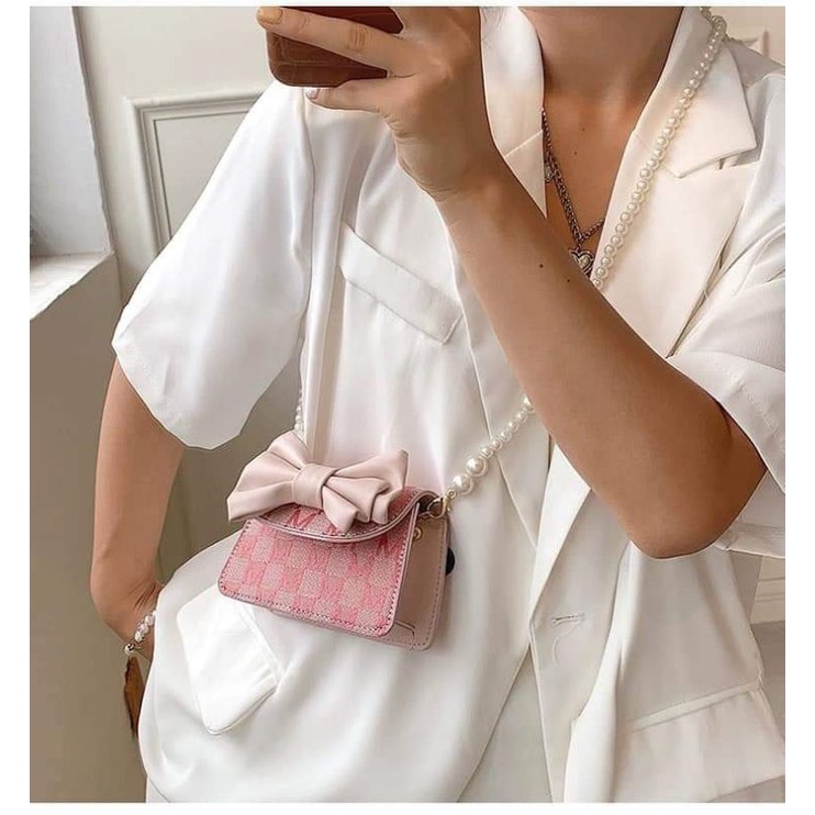 Túi Xách Mini Dây Ngọc