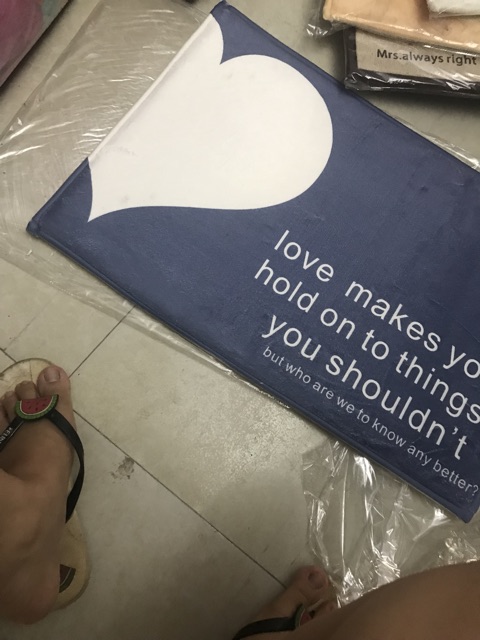 HÀNG MẪU SIÊU ĐẸP- THẢM CHÙI CHÂN 40x 60cm