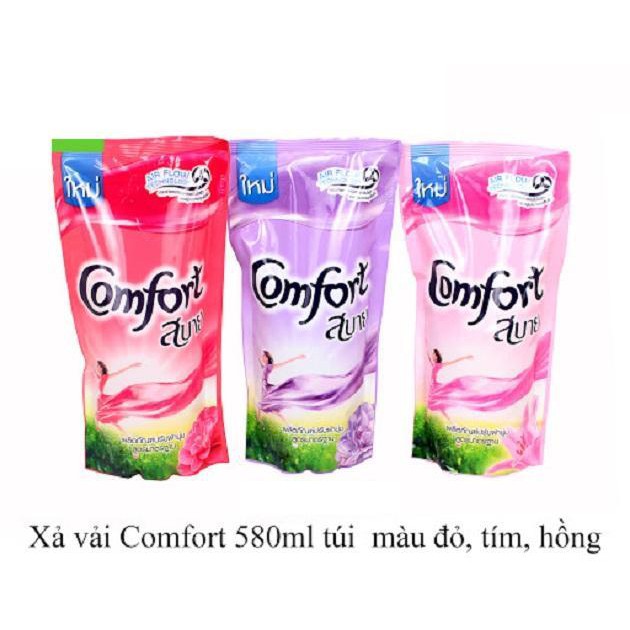 Combo 3 gói nước xả vải Comfort Thái Lan 580ml - nước xả vải comfort đậm đặc