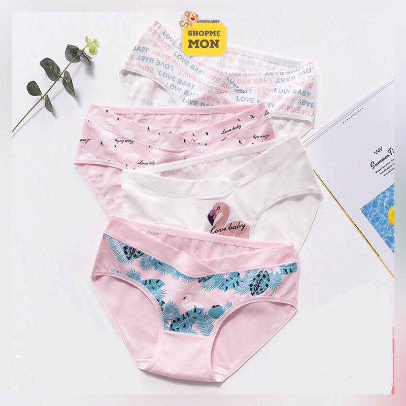 Set 4C Quần Lót Bầu Cạp Chéo Thiên Nga Chất Cotton Đẹp