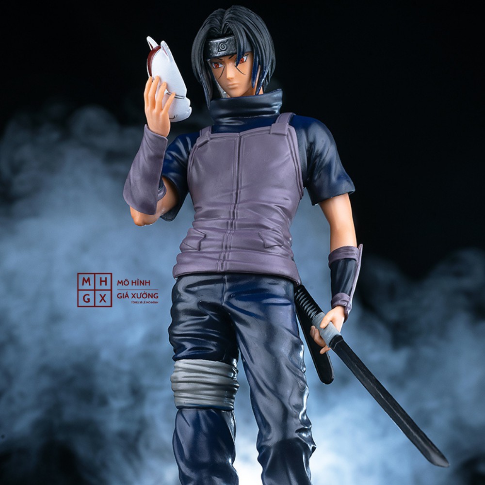 Mô hình Naruto ITACHI Akatsuki đeo mặt nạ hàng chất lượng cao 27cm  figure mô hình naruto , mô hình giá xưởng