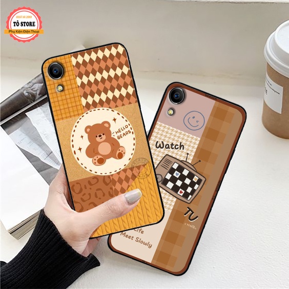 Ốp lưng Oppo A35 / A37 / A37f / F7 Youth / F1 Plus in hình gấu ngộ nghĩnh , trẻ trung , họa tiết sắc nét
