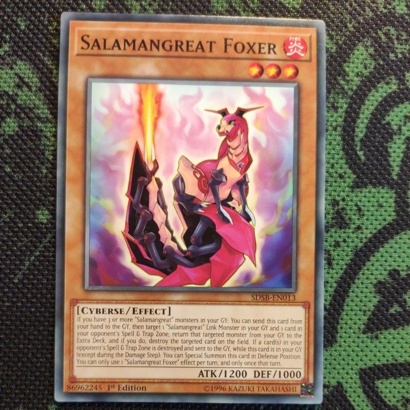 Thẻ bài Yugioh: Salamangreat Foxer - SDSB-EN013 - Common
