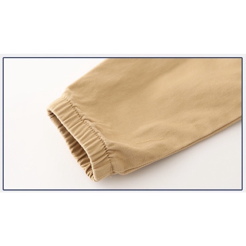 Quần kaki bé trai WAPYPY quần dài túi hộp cho bé chất kaki