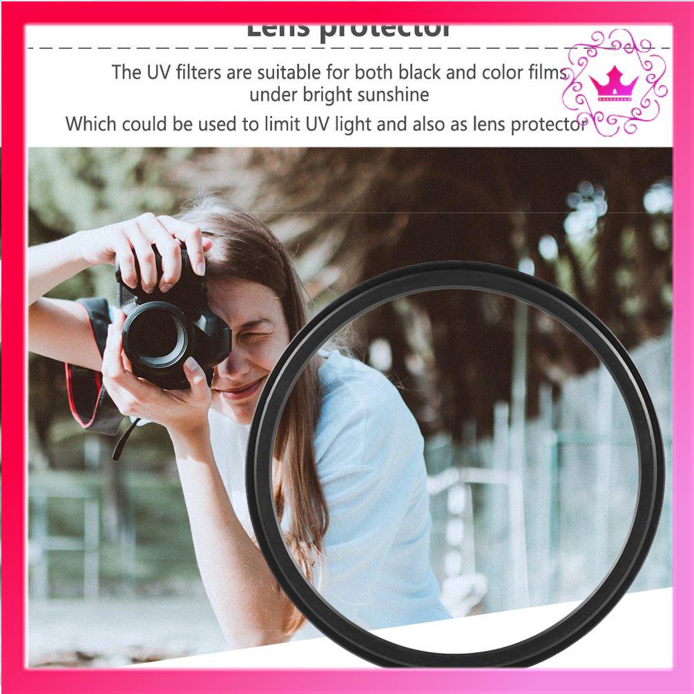 ⚛58mm UV Ultra-Violet Haze Dslr Camera Glass metal Lens Filter Lens Protector