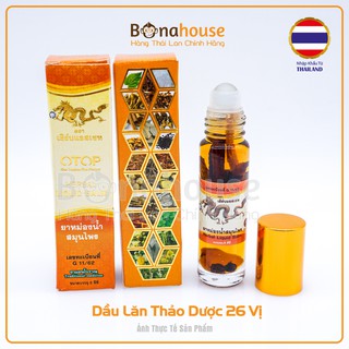 01 Dầu OTOP 26 vị thảo dược Thái Lan 8ml
