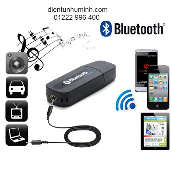 USB bluetooth đa năng cho loa, amply + Tặng Cóc sạc và dây 3.5mm