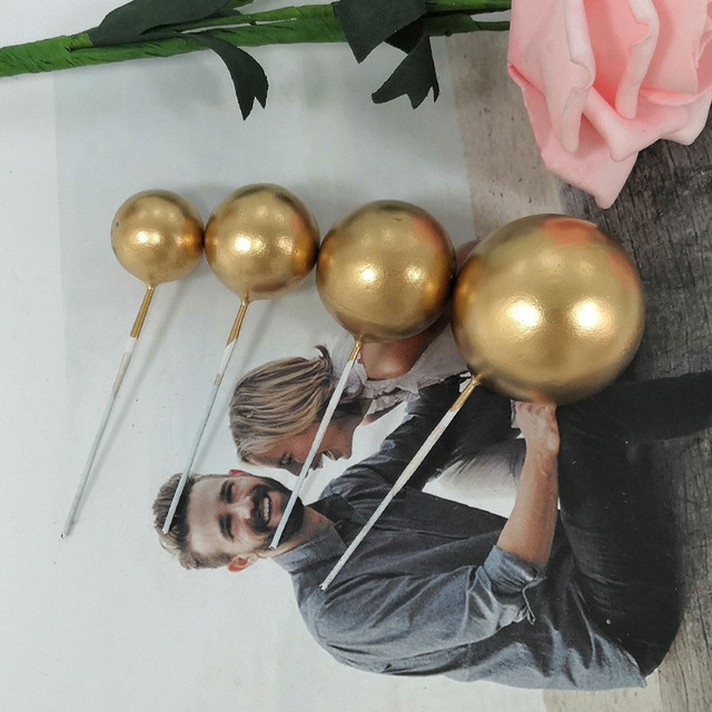 Set 5 Que Cắm Trang Trí Bánh Sinh Nhật 2cm/2.5cm/3cm/4cm Tiện Dụng