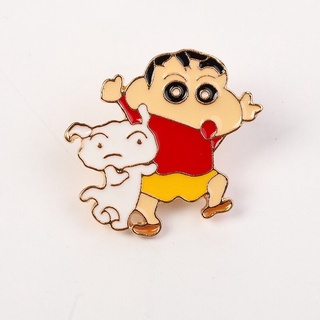 Móc khoá & Huy hiệu cài áo hình Shin-chan cậu bé bút chì dễ thương
