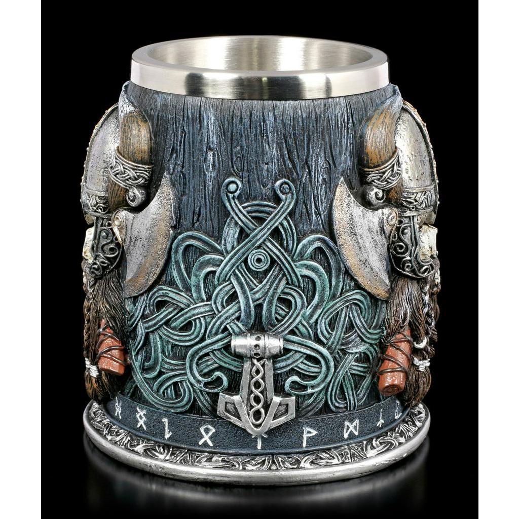 Ly Thủy Tinh Uống Bia / Cà Phê Kiểu Viking Độc Đáo
