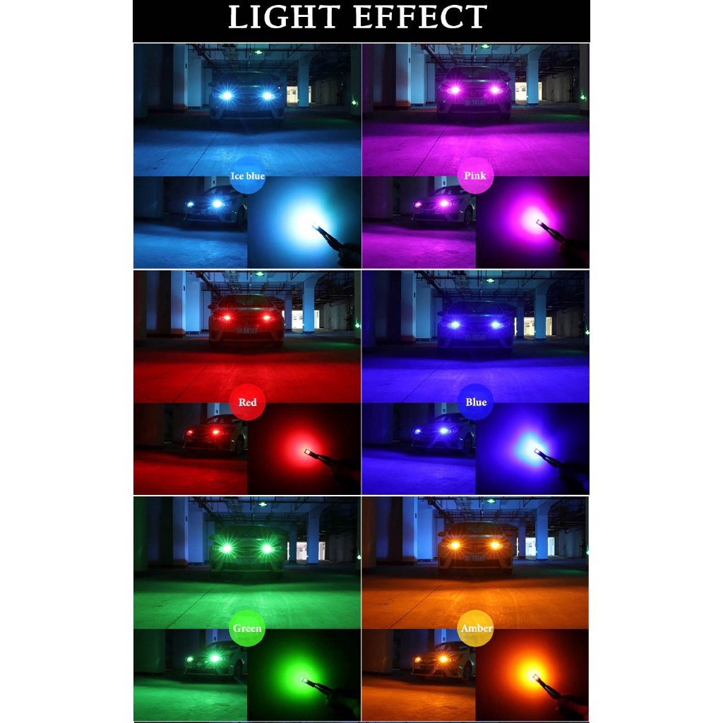 Bộ 2 đèn LED T10 CANBUS W5W 3030 SMD 12V-24V chuyên dụng chất lượng cao cho xe hơi