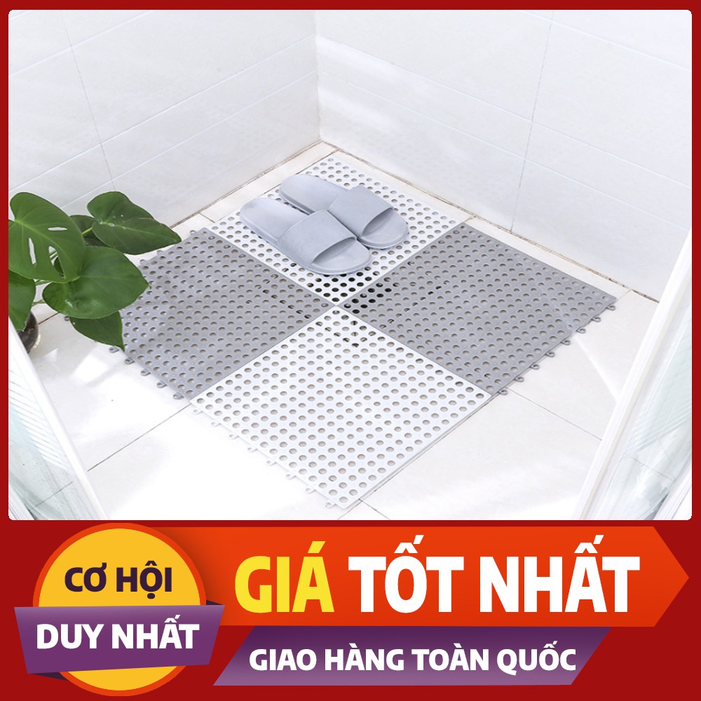 Tấm Nhựa Ghép Trải Sàn Nhà Tắm-Tấm Lót Sàn Chống Trượt