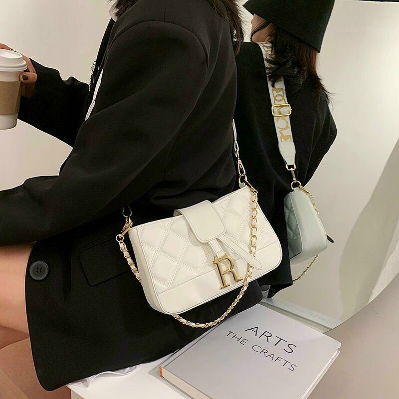 Túi xách nữ đeo chéo đeo vai đẹp da mềm khóa RR ✨ Túi xinh mint store ✨ PK 401