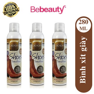 Bình Xịt Giày Khử Mùi Và Khử Khuẩn Bioion Sanitizer Spray Shoes 280ml