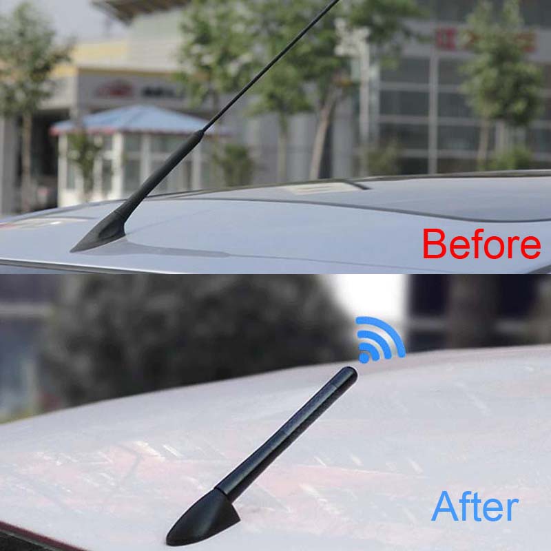 【Có hàng sẵn】3.5/8/12CM ANTEN RÚT GỌN DÀNH CHO XE HƠI Anten FM,AM,TV,GPS ngắn ALUMINUM & CARBON | BigBuy360 - bigbuy360.vn