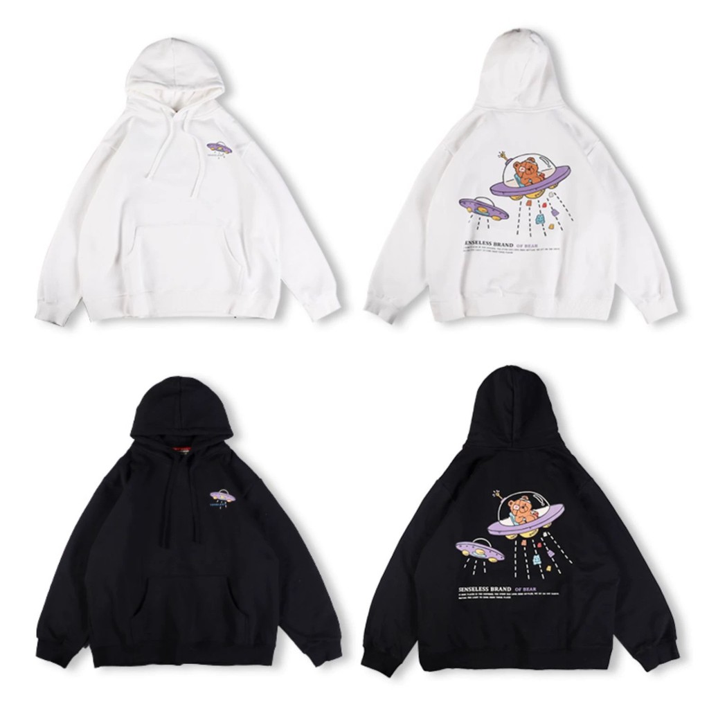 Áo HOODIE Nỉ Bông GẤU PHI HÀNH GIA Form Rộng Ulzzang (Ảnh Thật) | BigBuy360 - bigbuy360.vn