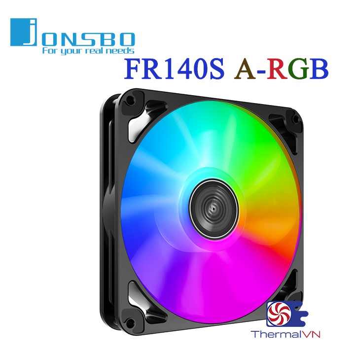 Quạt tản nhiệt 14cm Jonsbo FR140S - Quay êm, hiệu ứng đèn Addressable RGB