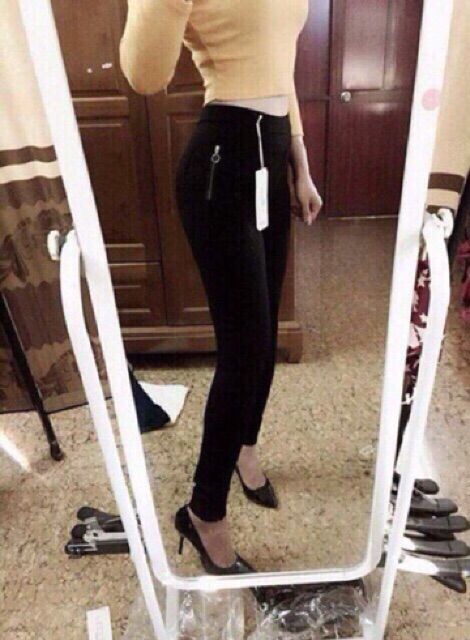 Quần tregging khoá hông chất liệu umi cao cấp | BigBuy360 - bigbuy360.vn