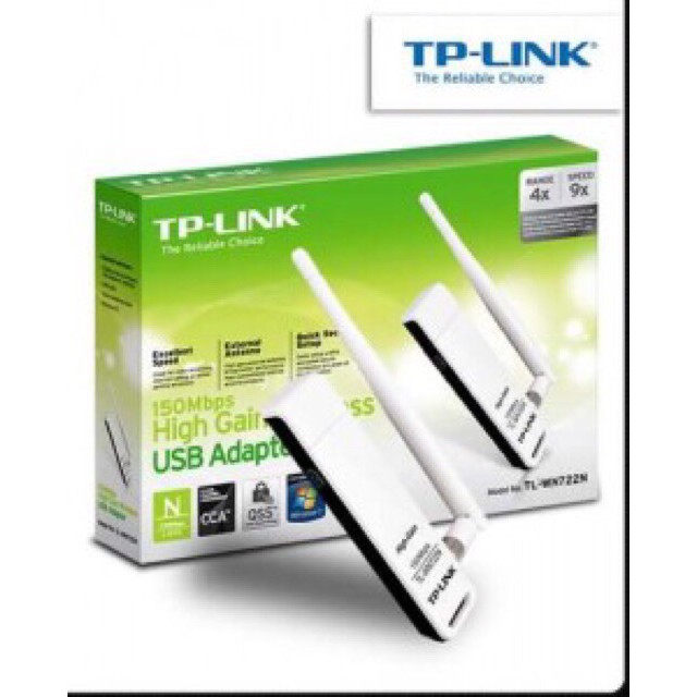 Thiết bị thu wifi usb TP-LINK 722N 150Mbps