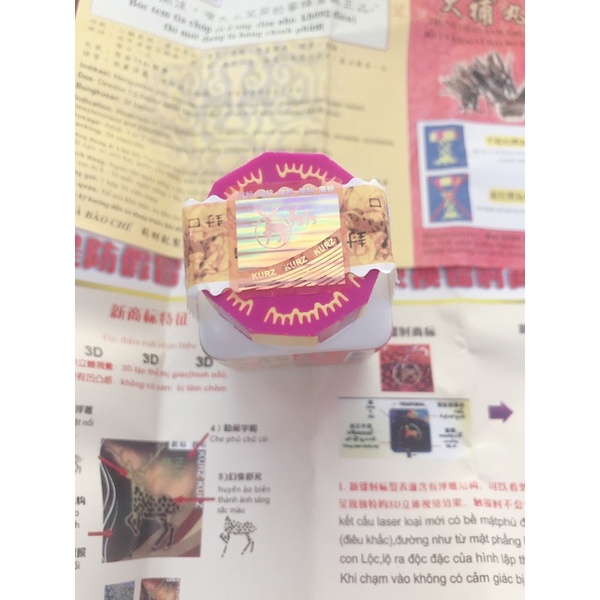 Trùng thảo sâm nhung hộp 34 viên mẫu mới