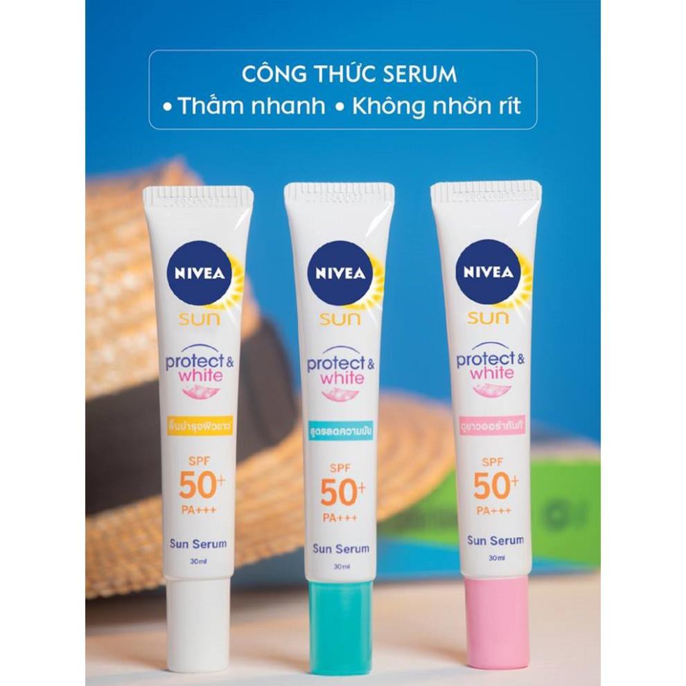 Tinh chất chống nắng và dưỡng trắng da Nivea Spf50+ Pa+++ (30ml)