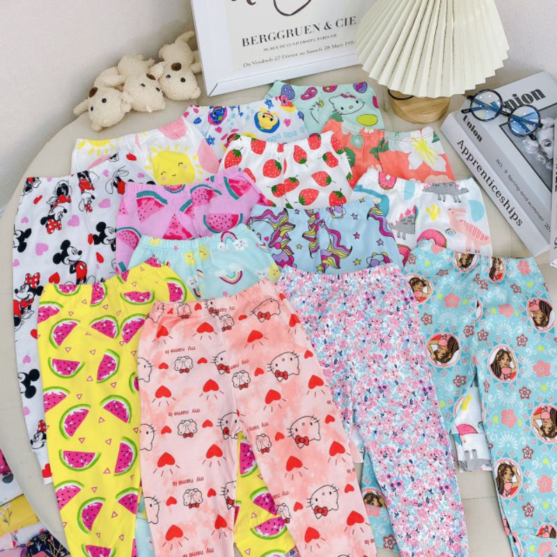 Combo 10q Dài - Quần Chục Dài Cotton Bozip Hàng Đẹp Cho Bé Trai - Bé Gái