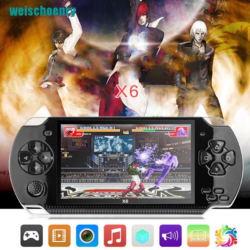 Máy Chơi Game Cầm Tay Ry X6 8g 32 Bit 4.3 "Psp 10000 Trò