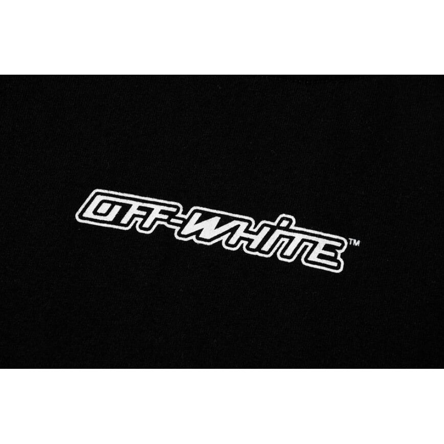 Áo Thun Off-White Tay Ngắn Chất Cotton In Chữ Thời Trang