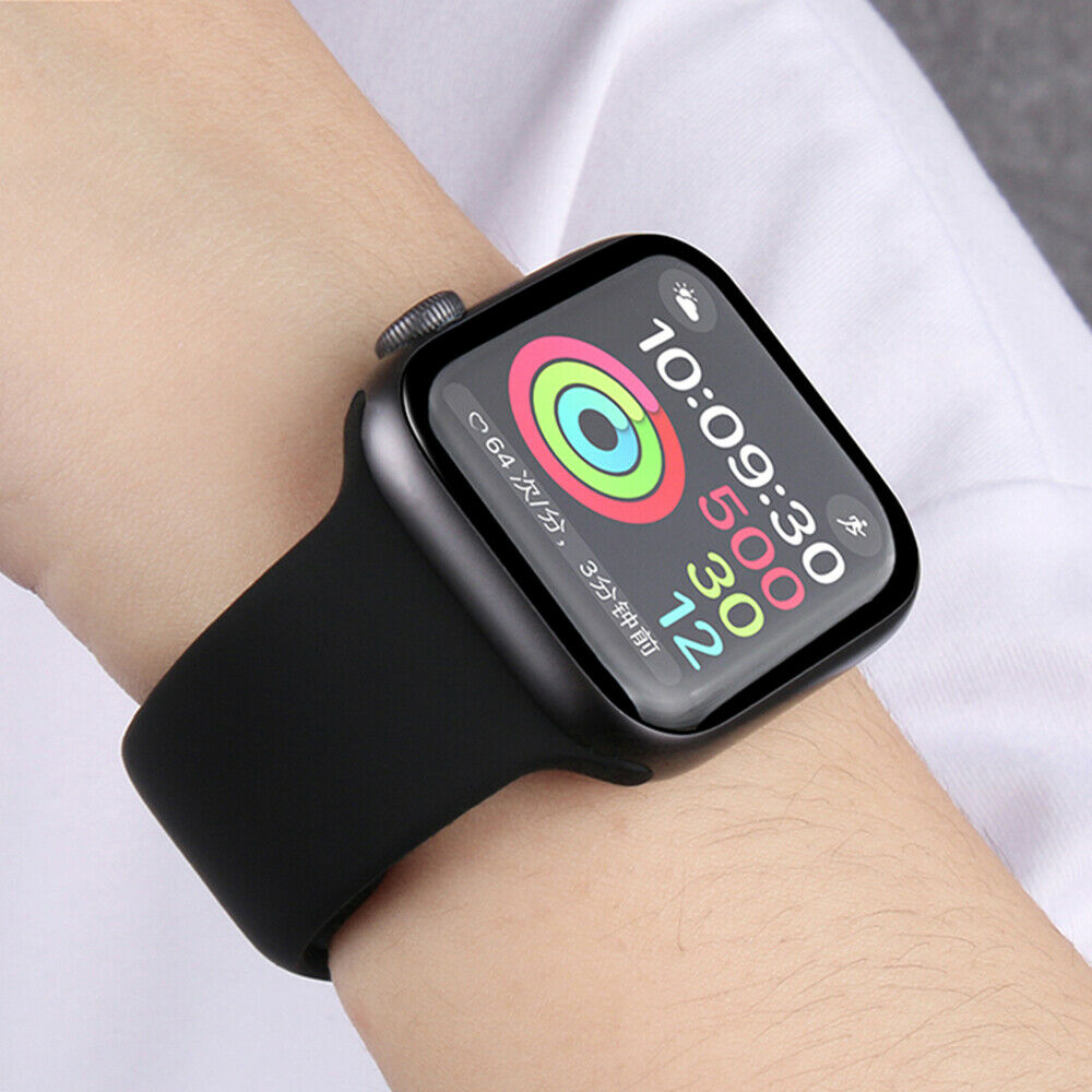 Dây đeo tay bằng silicone 38 / 40mm 42 / 44mm chuyên dụng thích hợp cho apple watch series 5 4 3 2 1